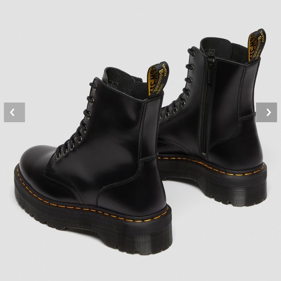 JADON SMOOTH LEATHER PLATFORM BOOTS - Picture 5 of 10